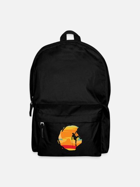 Escalade rocheuse, alpinisme, escalade, Bouldern - Sac à dos - noir