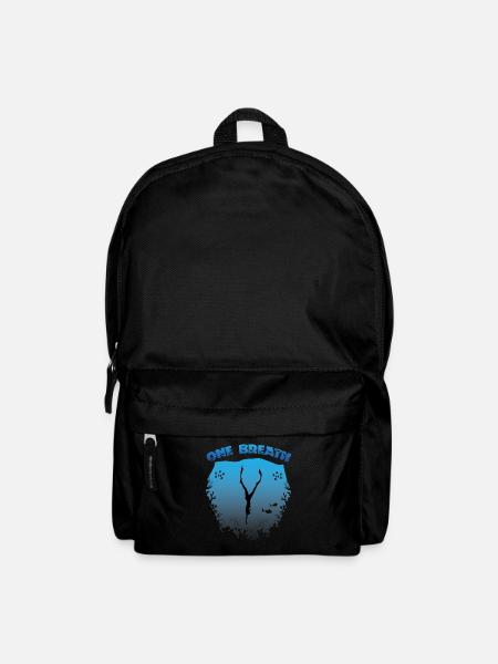 Apnée plongée, freediving, plongeur profond - Sac à dos - noir