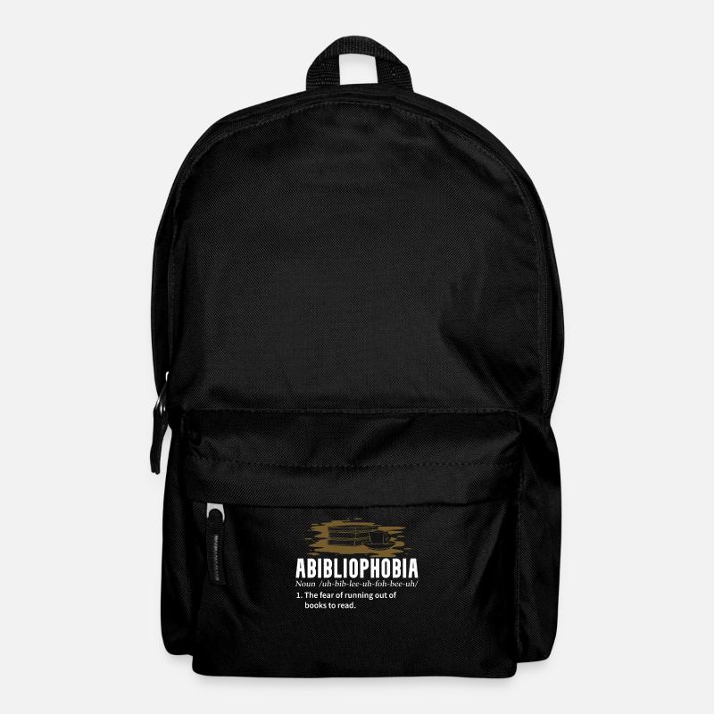 Leseratte und Bücherwurm Geschenk, - Rucksack - Schwarz