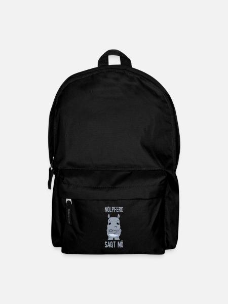 Nölpferd sagt Nö - Rucksack - Schwarz