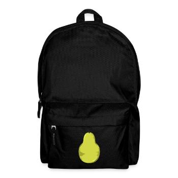 Birne - Rucksack - Schwarz - Vorne