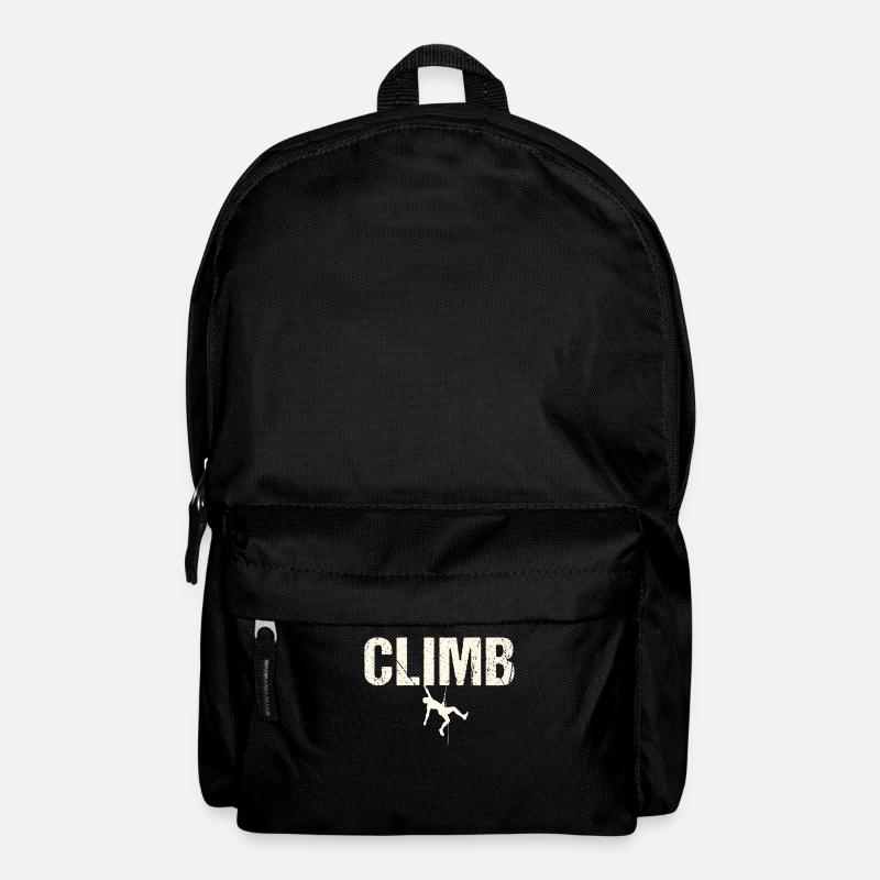 Klettern, Klettern, Klettern - Rucksack - Schwarz