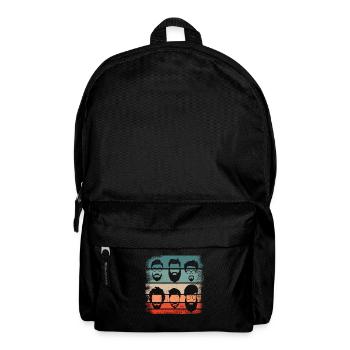 Beard Facts, Bearded Men, Beard, - Backpack - black - Front