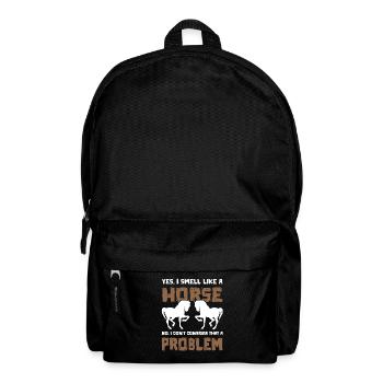 pferde pferd lustiger - Rucksack - Schwarz - Vorne