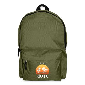 Kreta Urlaubsgeschenke - Rucksack - Olivgrün - Vorne