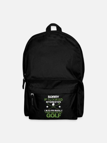 golf golfer - Rucksack - Schwarz