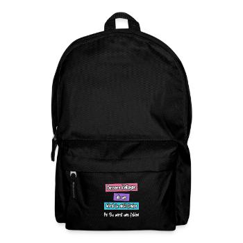 Bessere Kollegen als uns wirst du nicht finden - Rucksack - Schwarz - Vorne
