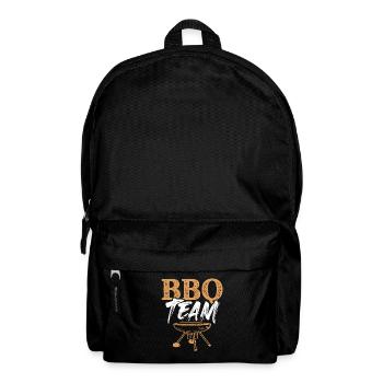 bbq team grillen - Rucksack - Schwarz - Vorne