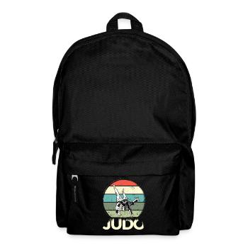 Judo vintage Sport de combat japonais Cadeau - Sac à dos - noir - Devant