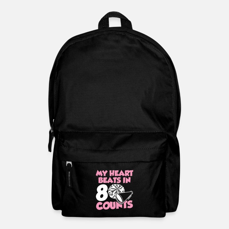 spruch cheerleading - Rucksack - Schwarz