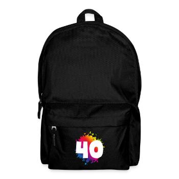 40 nombre de taches - Sac à dos - noir - Devant