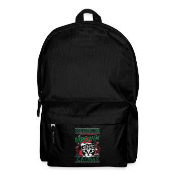 Cat Kitten Ugly Christmas Sweater Gift - Backpack - black - Front