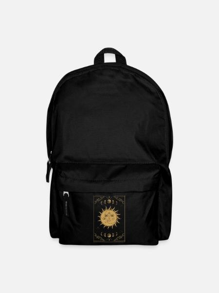Ästhetische Tarot Sun Hexe Sun Moon - Rucksack - Schwarz