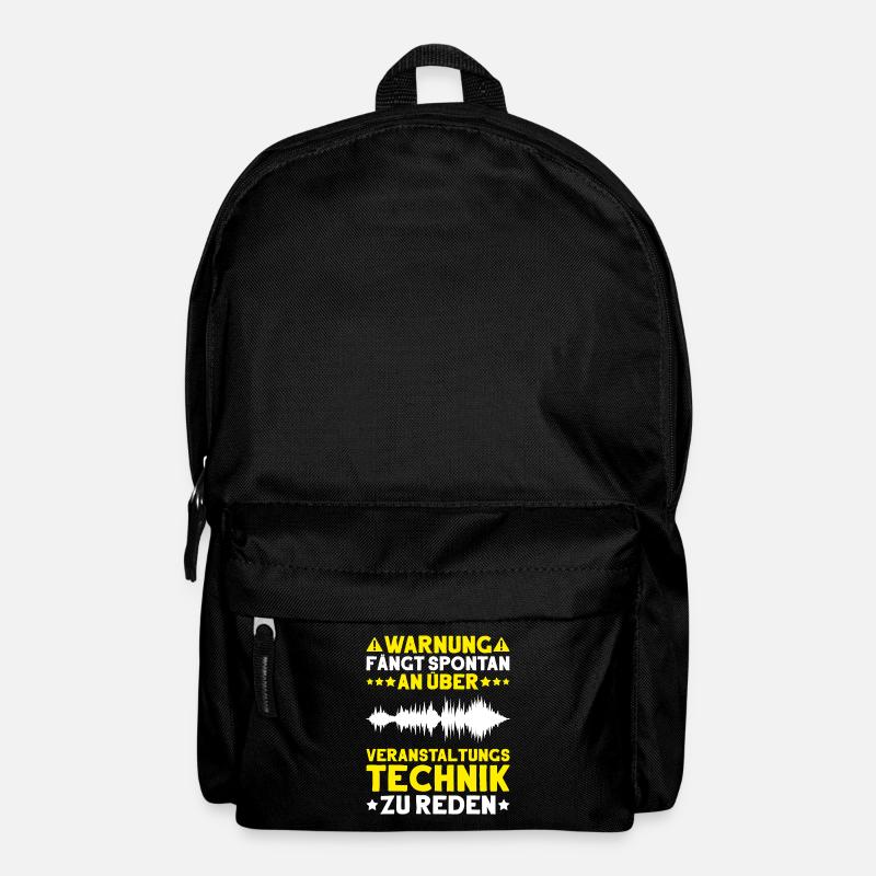 Veranstaltungstechniker Event Technician - Rucksack - Schwarz
