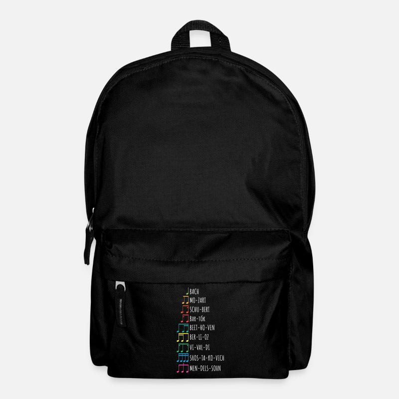 Klassische Komponisten, Komponisten, Musik - Rucksack - Schwarz