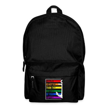 Sailing Anchor LGBT - Backpack - black - Front