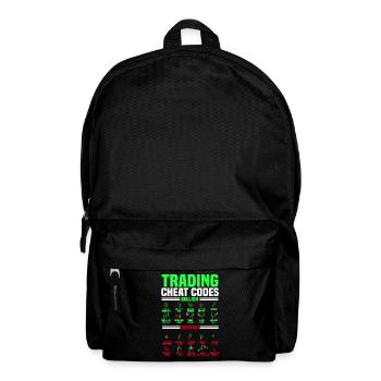 Trading, Trader, Exchange, Crypto - Backpack - black - Front