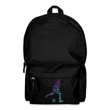 Football, Footballer, Football child - Backpack - black - Front