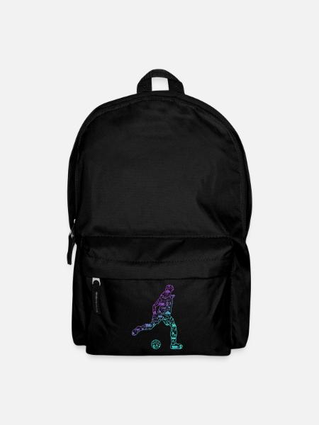 Fussball, Fussballer , Fussballkind - Rucksack - Schwarz