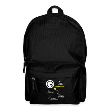 Zimmerer Zimmermann Zimmerei Carpenter Carpentry - Rucksack - Schwarz - Vorne