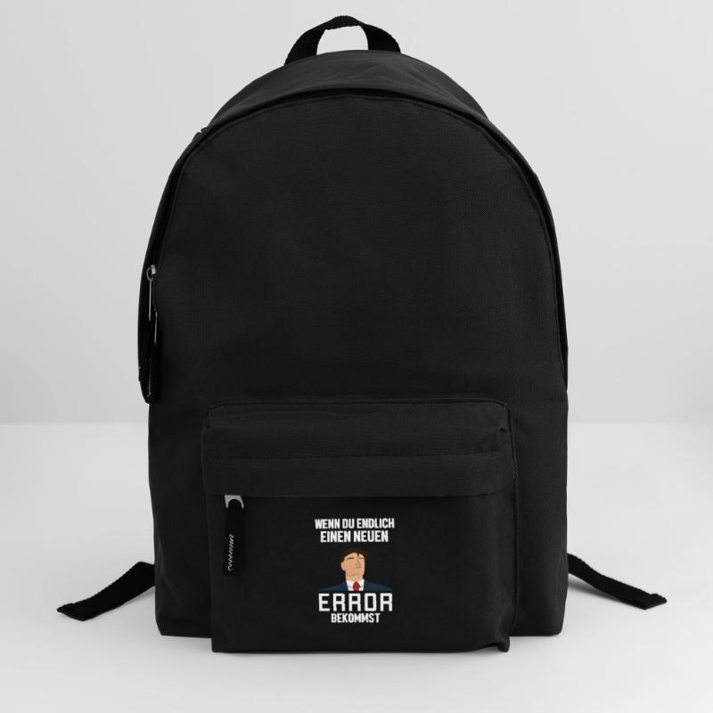 Neuen Error Bekommen Coder Engineer Software Backpack