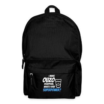 J’ai laissé disparaître l’ouzo - Sac à dos - noir - Devant