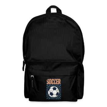 Soccer Fußballprofi Fußballgott Fußballspieler - Rucksack - Schwarz - Vorne