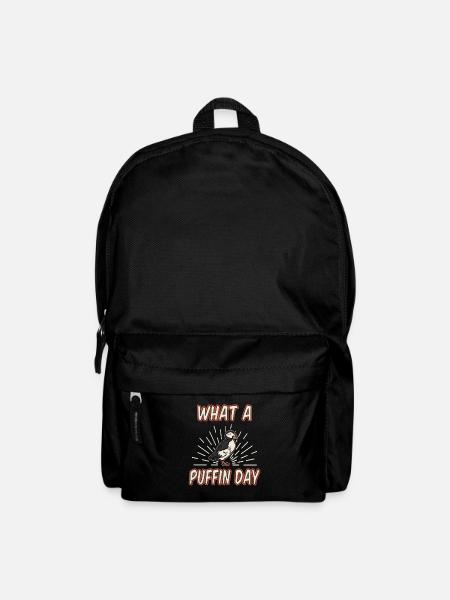 Quel jour de macareux Papageitaucher Papageientaucher - Sac à dos - noir