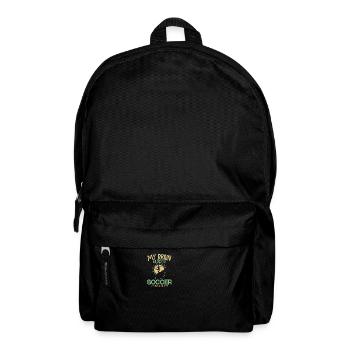 My Brain is 95% Soccer Goal Keeper Futbol Fußball - Backpack - black - Front
