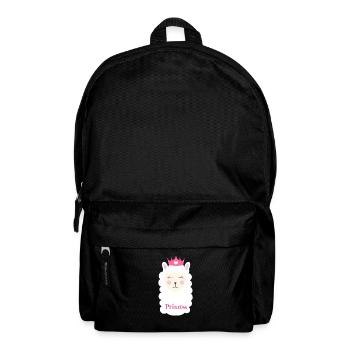 Princess Vicuna Guanaco Llama Breeder Alpaca - Backpack - black - Front