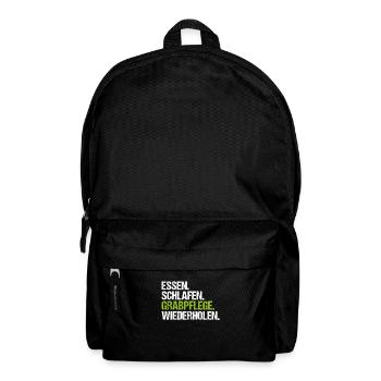 Friedhofsgärtner Friedhof Cemetery Gardener - Rucksack - Schwarz - Vorne