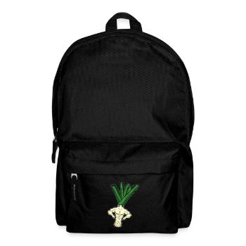 Bodybuilding Weightlifter Leek - Backpack - black - Front