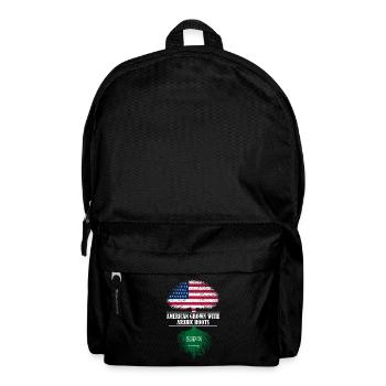 American grown with arabic roots Saudi Arabia - Rucksack - Schwarz - Vorne