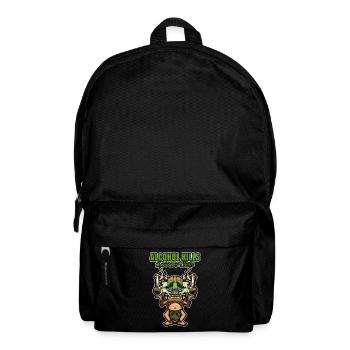 L’alcool tue les frissons du cannabis Fumer de l’herbe Pothead - Sac à dos - noir - Devant