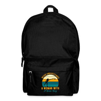 Cornhole, Sitzsack, Sitzsack Werfen - Rucksack - Schwarz - Vorne