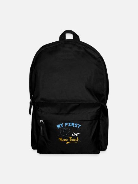 Erstes Flugzeug, Flugzeuge - Rucksack - Schwarz