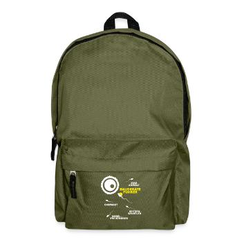 Baugeräteführer Kranführer Baggerfahrer Baugeräte - Rucksack - Olivgrün - Vorne