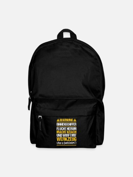 Binnenschiffer Binnenschifffahrt Binnenschiff - Rucksack - Schwarz