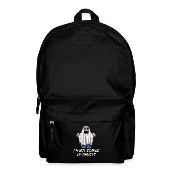 I'm not afraid of ghosts - Backpack - black - Front