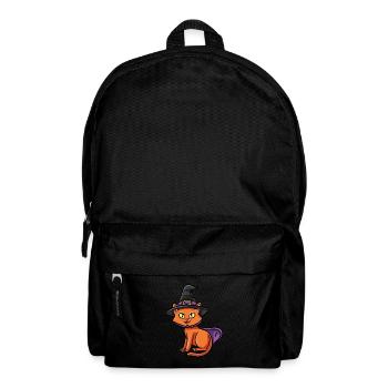 Hexe Katze - Rucksack - Schwarz - Vorne