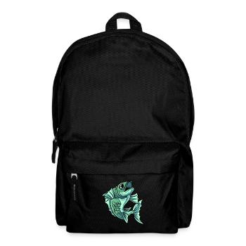 Carp Fish - Backpack - black - Front