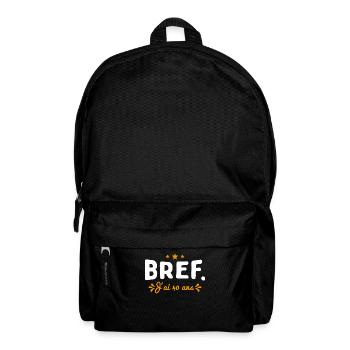 Bref J'Ai 40 Ans Cadeau - Sac à dos - noir - Devant