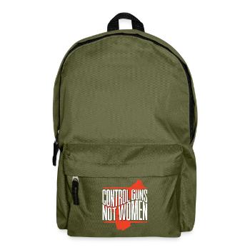 Gun control, gun owners, gun lovers - Backpack - olive green - Front
