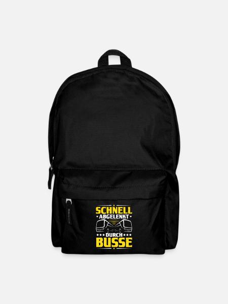 Busfahrer Bus Driver Busman Schulbusfahrer - Rucksack - Schwarz