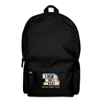 Ich Lese, Was Ich Will, Banned Books Week - Rucksack - Schwarz - Vorne