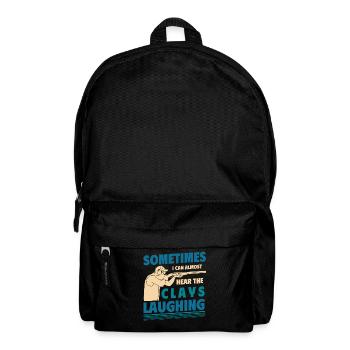 Tir au piège, argile - Sac à dos - noir - Devant