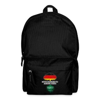 Deutsch mit arabischen Wurzeln - Rucksack - Schwarz - Vorne