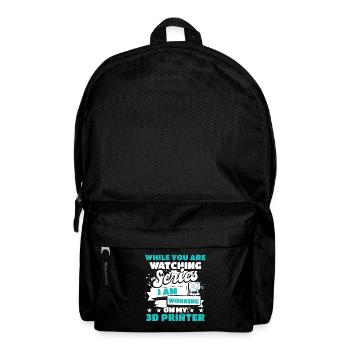 3D Printer Geek Filament 3D Scan Digital Printing - Backpack - black - Front