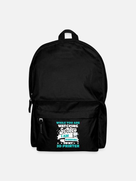 3D Drucker Geek Filament 3D Scan Digitaldruck - Rucksack - Schwarz