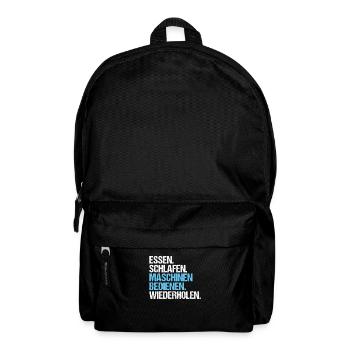 Maschinen- und Anlagenführer Maschinenführer - Rucksack - Schwarz - Vorne